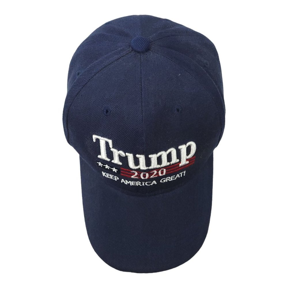 Trump 2020 Keep America Great Blue OSFM Strapback Cap Trucker Golf Baseball Hat - Picture 6 of 13